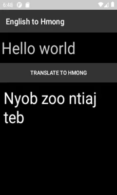 English to Hmong android App screenshot 3